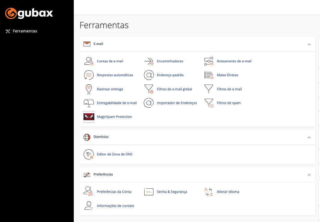 Gerenciamento de e-mail no cPanel
