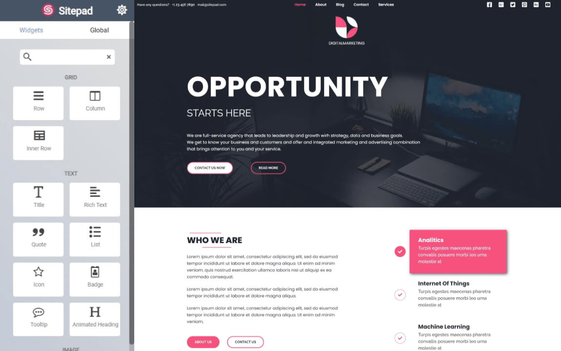 Passo 2: Edite suas Páginas